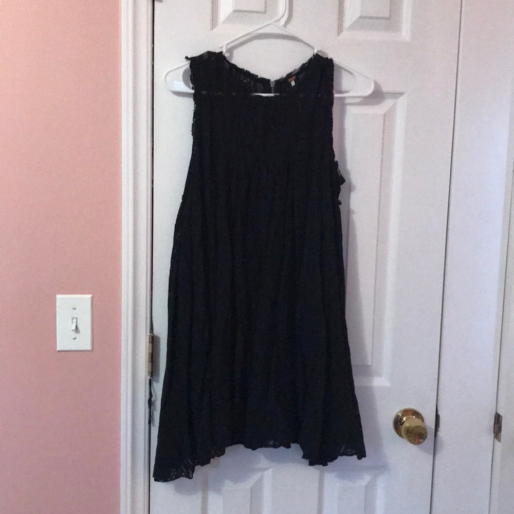Black babydoll dress